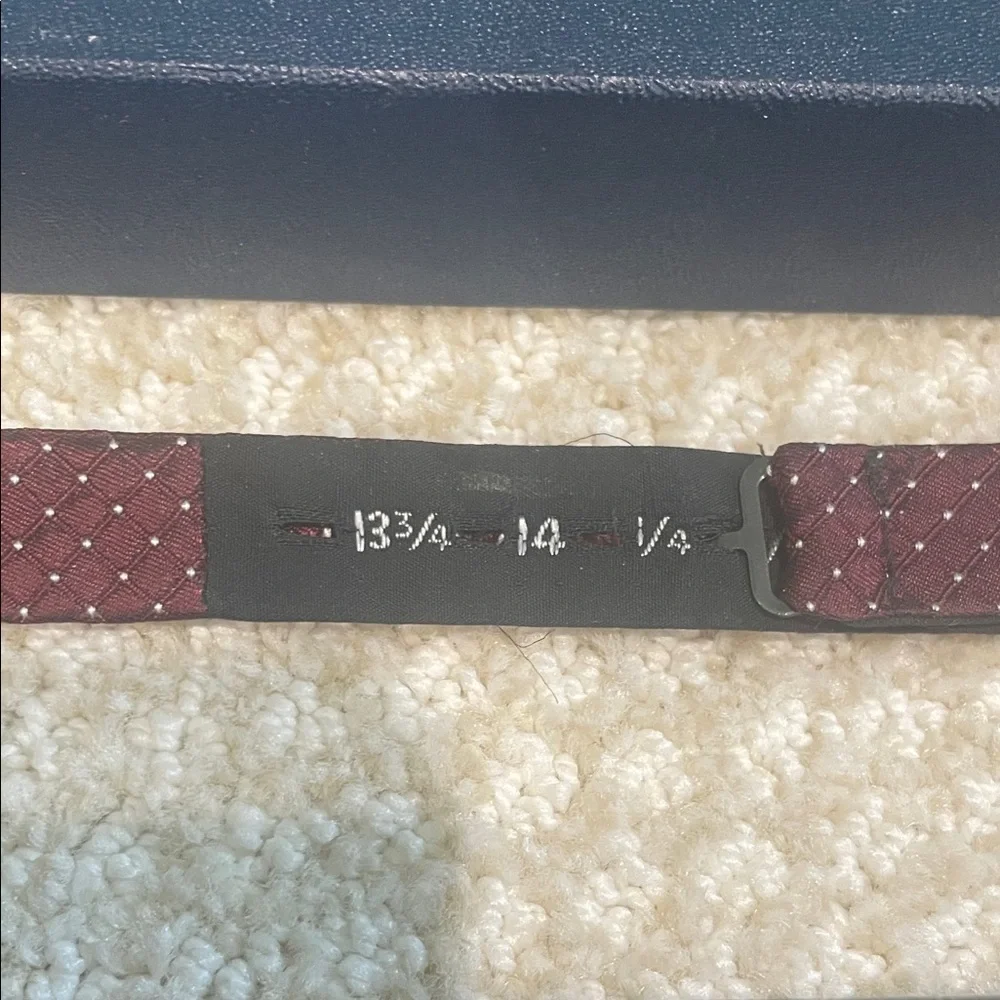 Brooks Brothers Burgundy Bow Tie and Cummerbund Set